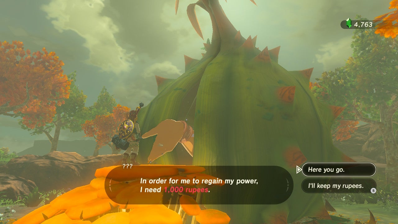 Zelda Breath of the Wild Great Fairy Fountain locations and how to